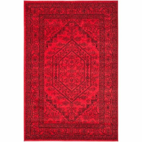 Safavieh Adirondack Runner Rug, Red and Black - 2 ft. 6 in. x 20 ft. ADR108F-220